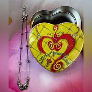 Necklace Brighton Miraposa Butterfly Retired Silver